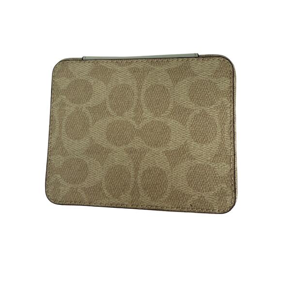 Coach small jewelry case. Mirror inside. Gold hardware. - Picture 6 of 6